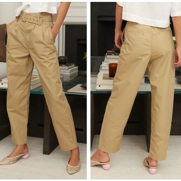 LEVI'S Premium Tailor High Loose Taper Pant Incense Tan Sz 28 {3J25} - Picture 1 of 7